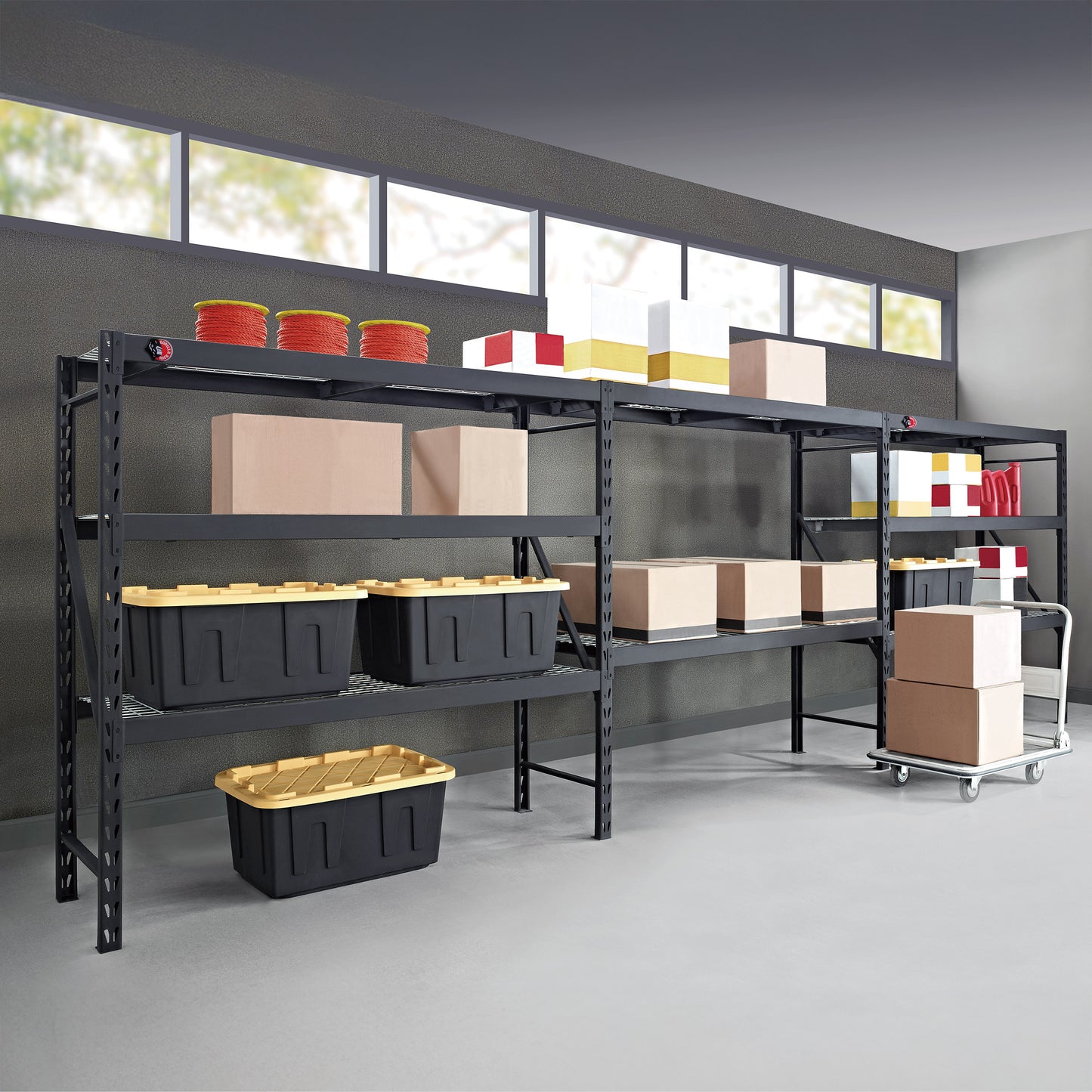 Gorilla Rack Industrial Shelving, 77” X 24” X 72"