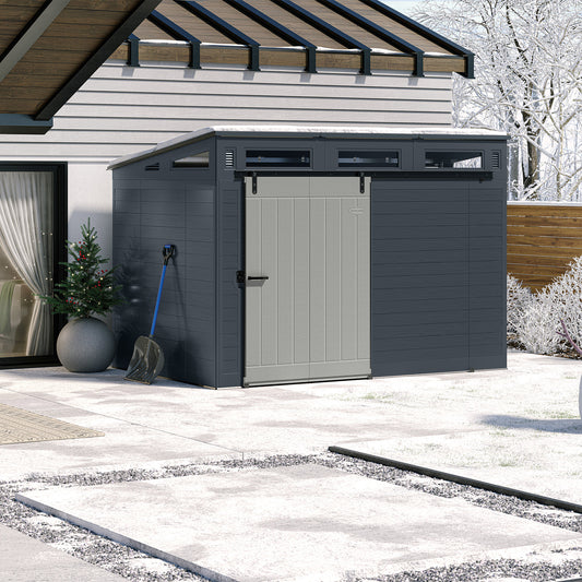 Suncast Modernist 10 Ft X 7 Ft. Sliding Door Storage Shed