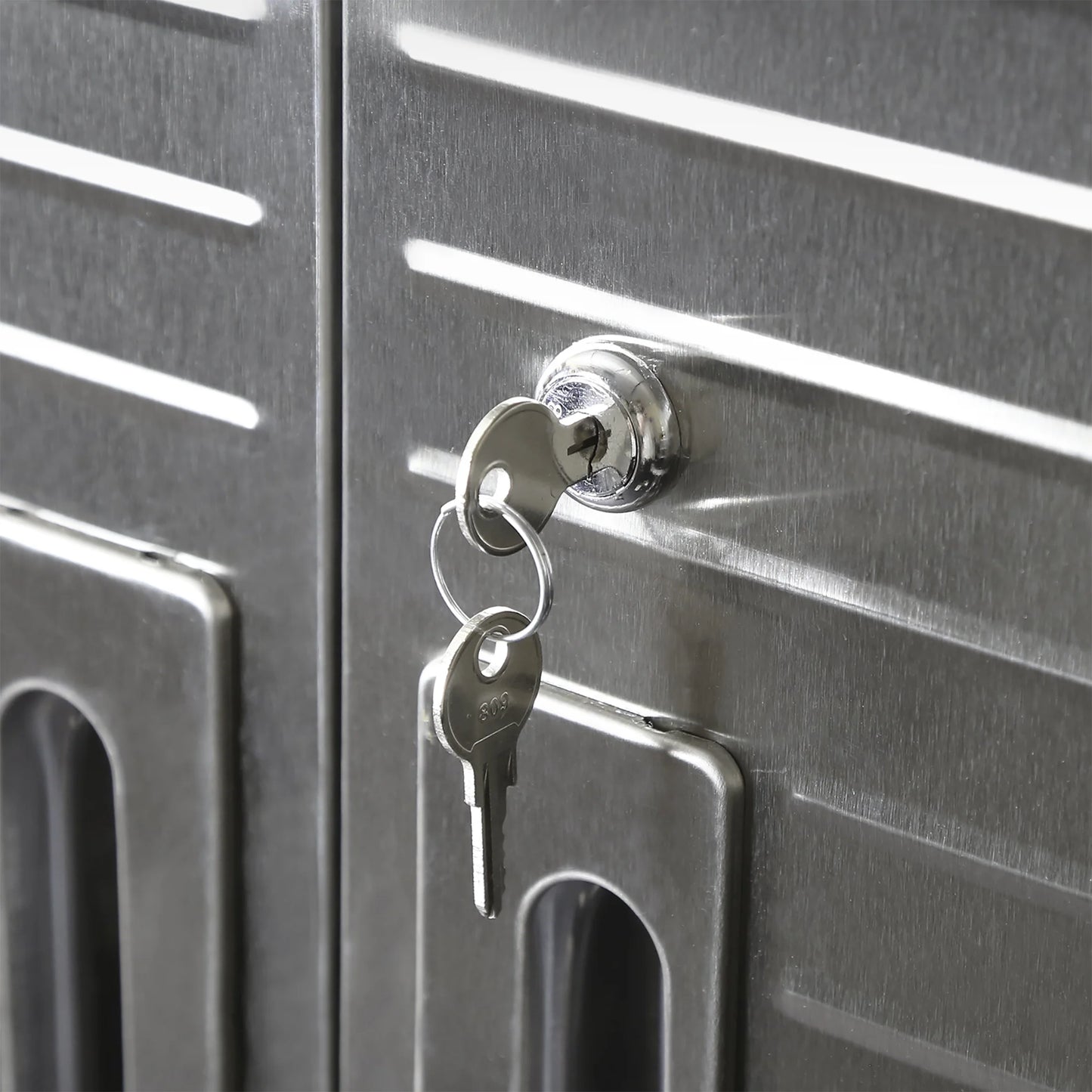 Ultrahd Steel Body Lockable Storage Filing Cabinet Organizer Locker Shelving Unit 36" W X 18" D X 72" H, Granite