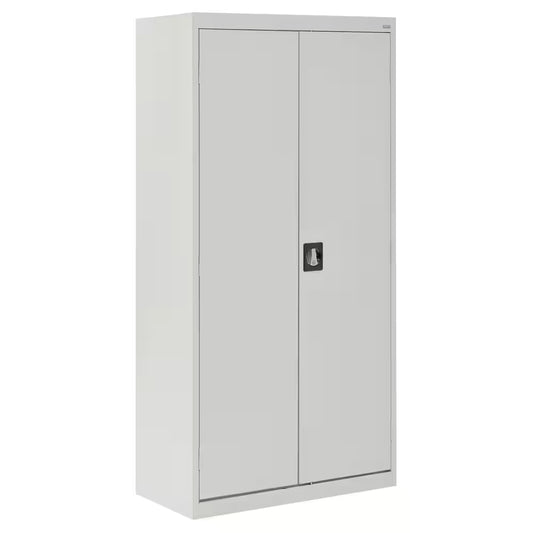 Elite Series 36 In. W X 72 In. H X 24 In. D 22-Gauge 5-Shelf Steel Freestanding Garage Storage Cabinet in Dove Gray