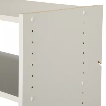 Essential Shoe 25 In. W Classic White Wood Closet Tower