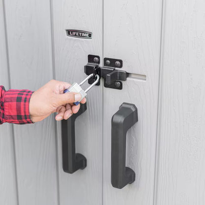 6 Ft. W X 3.5 Ft. D Resin Utility Shed with Double Door (19.5 Sq. Ft.)