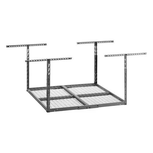 Gearloft Hammered Granite Adjustable Height Overhead Garage Storage Rack (48 in W X 48 in D)
