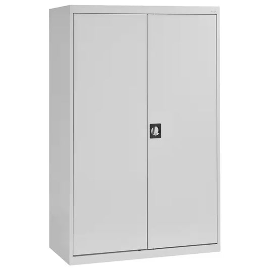 Elite Series 46 In. W X 72 In. H X 24 In. D 22-Gauge 5-Shelf Steel Freestanding Garage Storage Cabinet in Dove Gray