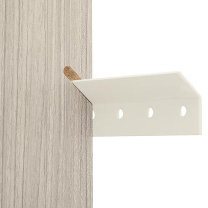 Essential Shoe 25 In. W Rustic Grey Wood Closet Tower