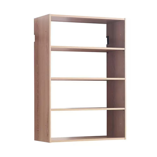 Devi Series 31.5-31.5 In. W Oak Wall Mount Adjustable 4-Shelf Wood Closet System