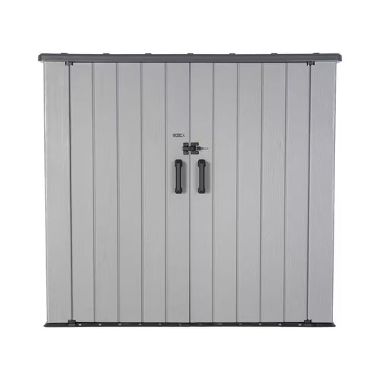 6 Ft. W X 3.5 Ft. D Resin Utility Shed with Double Door (19.5 Sq. Ft.)
